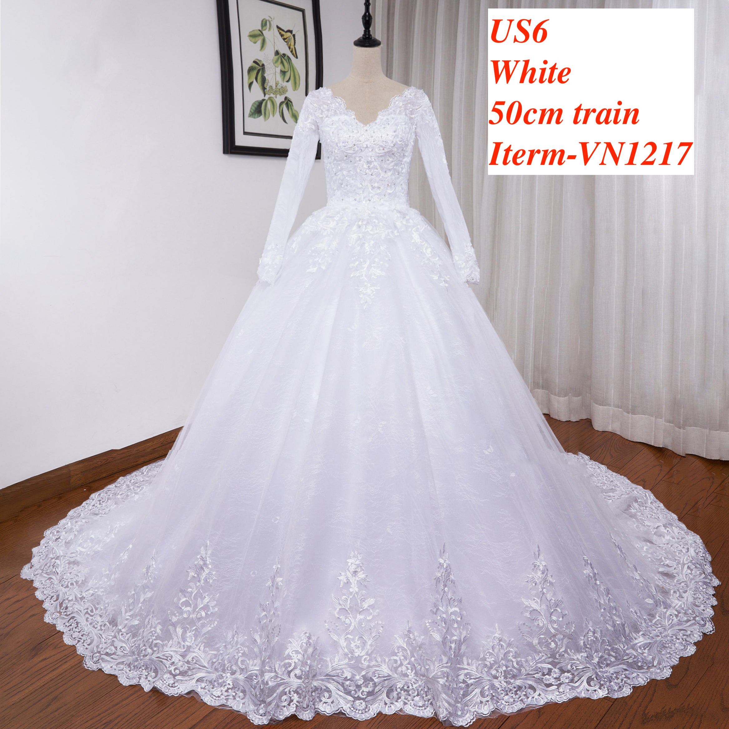 HEULORIA  wedding dress Stock! BIG SALE! Ship Immediately!