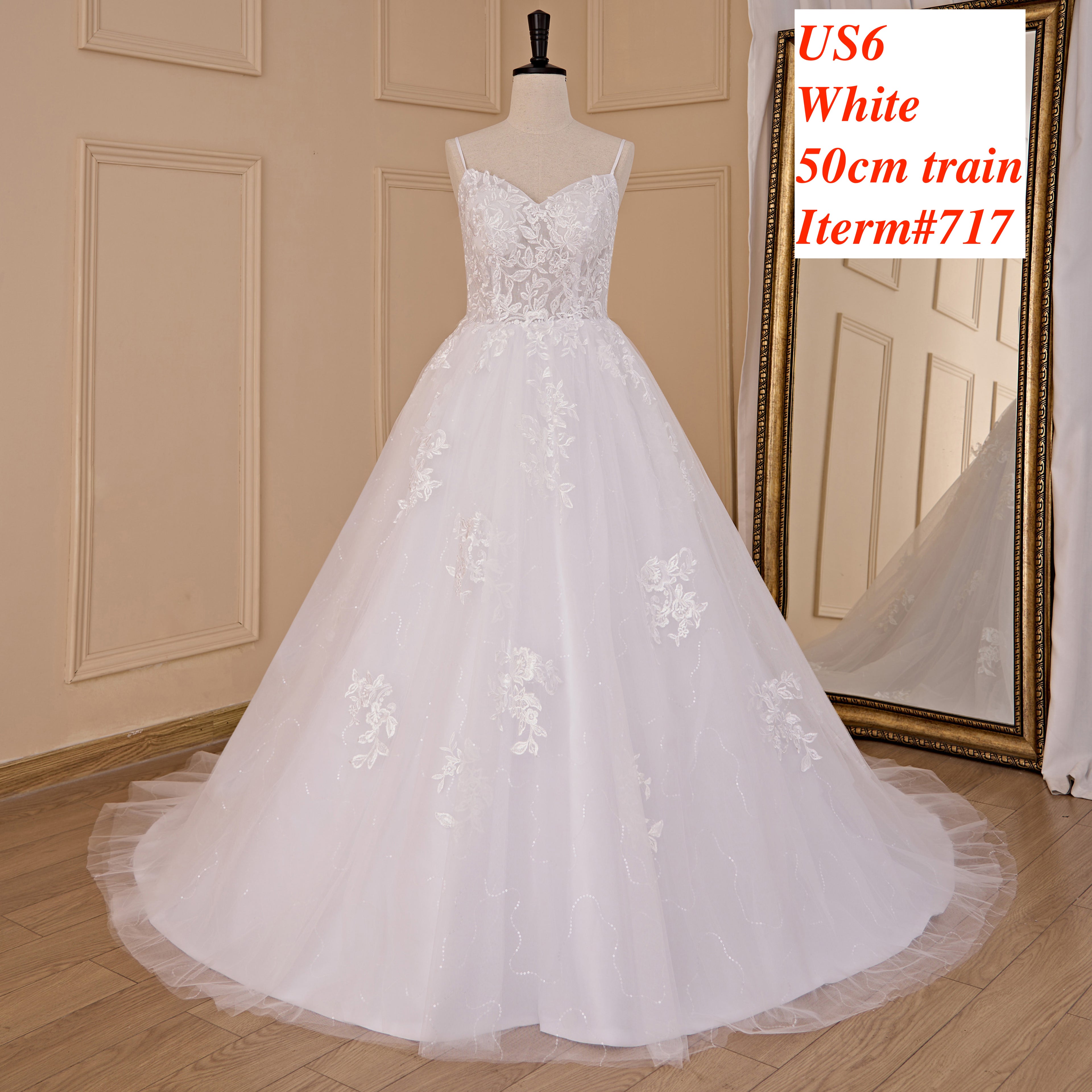 HEULORIA  wedding dress Stock! BIG SALE! Ship Immediately!