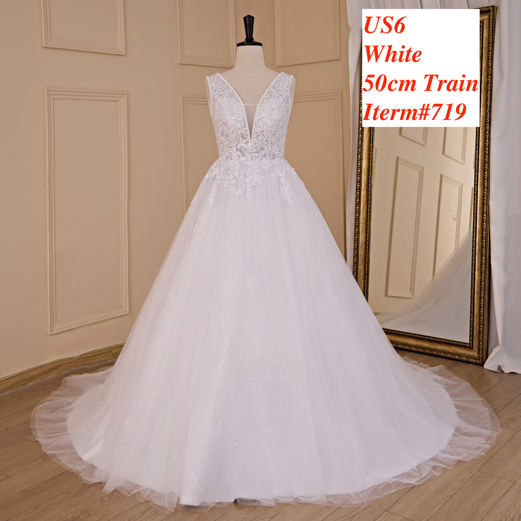 HEULORIA  wedding dress Stock! BIG SALE! Ship Immediately!