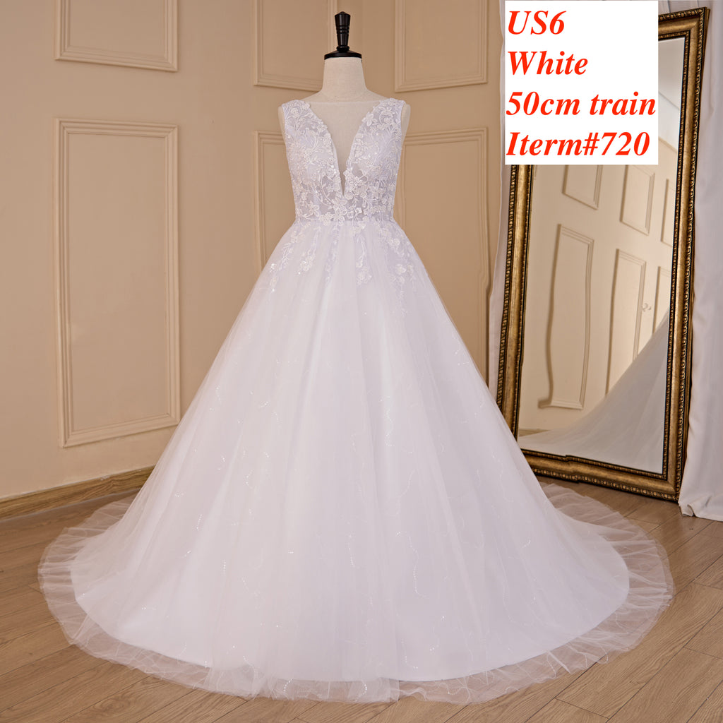 HEULORIA  wedding dress Stock! BIG SALE! Ship Immediately!