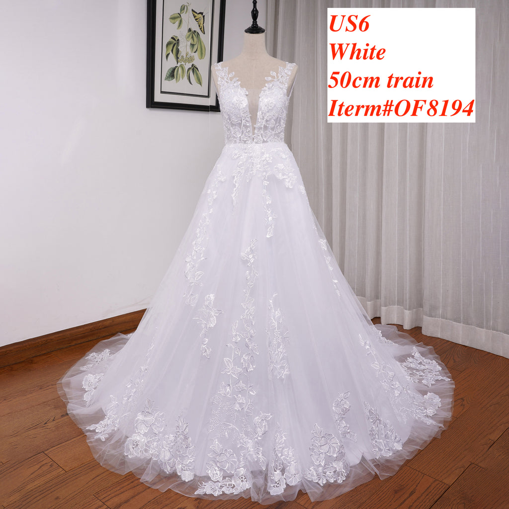 HEULORIA  wedding dress Stock! BIG SALE! Ship Immediately!