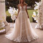 Queena.Karen.W Elegant A line Wedding Dress sweetheart lace applique bride dress robe de mariee A line Wedding Bridal Gown AL-QK247