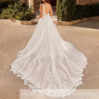 HEULORIA elegant ball gown princess wedding dress plug v neck lace beading bride dress Robe De Mariee Wedding gown BA-892