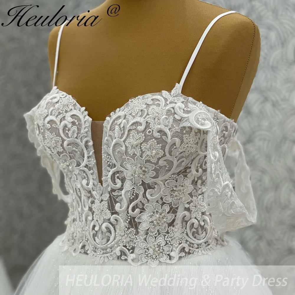elegant A line wedding dress off shoulder lace beading bride dress Robe De Mariee Wedding Bride Dress long train AL-1024
