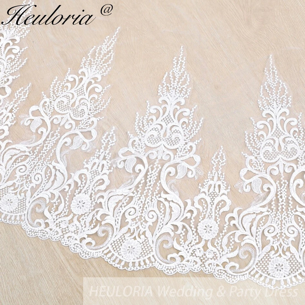 Cathedral Wedding Veil Lace bridal veil with Metal Comb Length 300cm width 300cm for Bride VL-133