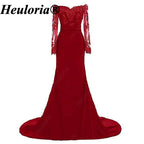 heuloria-Burgundy Off-the-Shoulder Lace Mermaid Evening Dress with Long Sleeves-ed-77