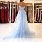 New Mermaid Sexy Prom Dresses Long for Applique with Detachable Train Formal Evening Dress Party Birthday Gowns Customized Made