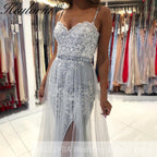 Customized Mermaid Prom Dress Mermaid Sweetheart Evening Dress 2025 Detachable Tulle Train Formal Party Gowns