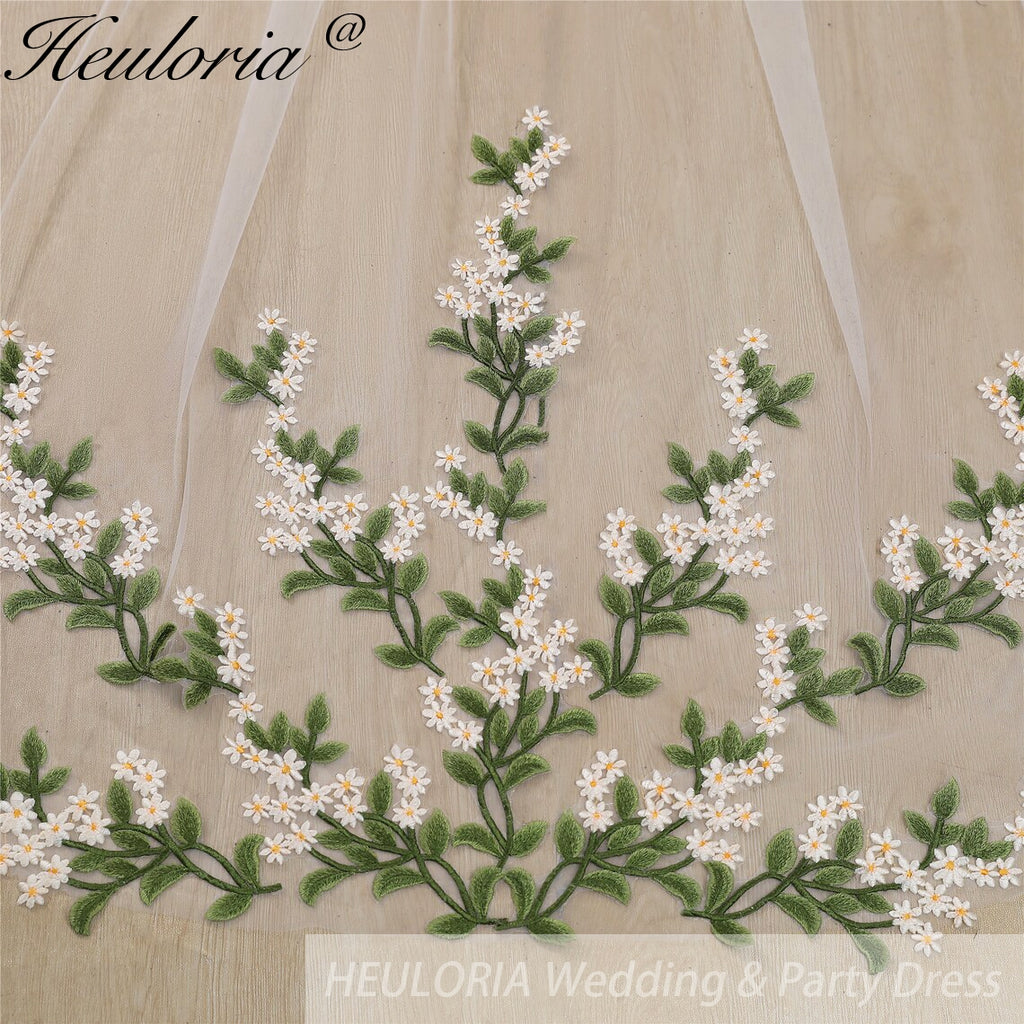 Cathedral Wedding Veil Lace bridal veil with Metal Comb Length 300cm width 300cm for Bride VL-104