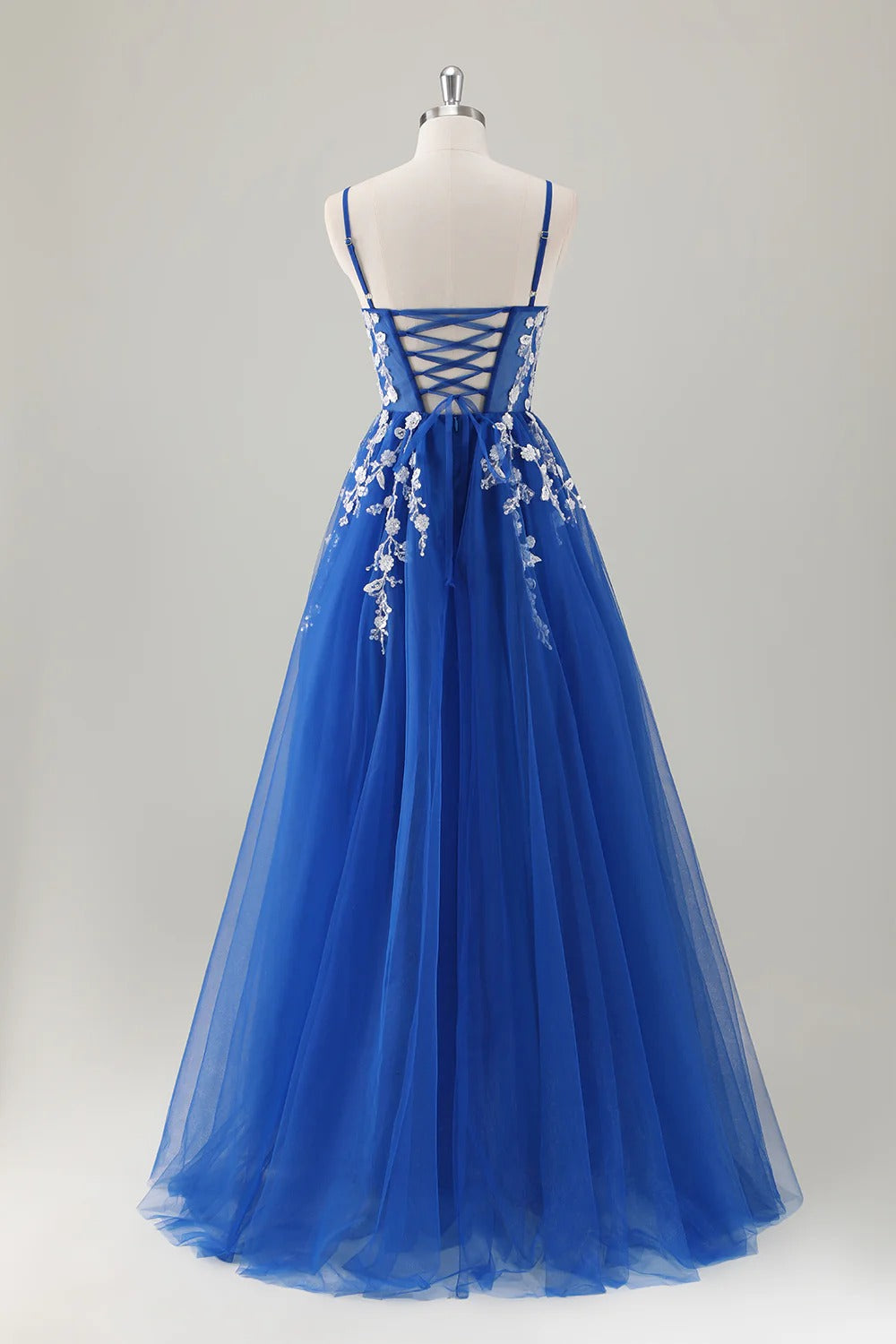 3D Floral V-Neck Prom Dress | Tulle A-Line Evening Gown heuloria 3D Floral V-Neck Prom Dress | Tulle A-Line Evening Gown heuloria