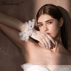 Fingertips Classic Length Tulle Bridal Gloves GL-01