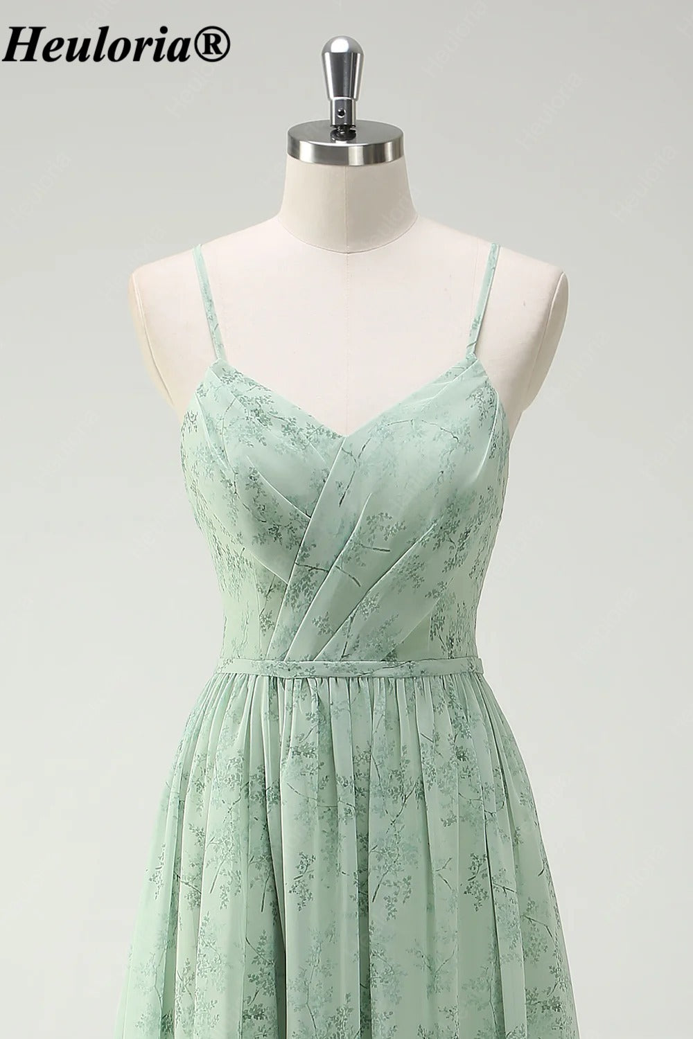 heuloria-Dusty Sage Floral Bridesmaid Dress with Keyhole Back and Slit-ed-554