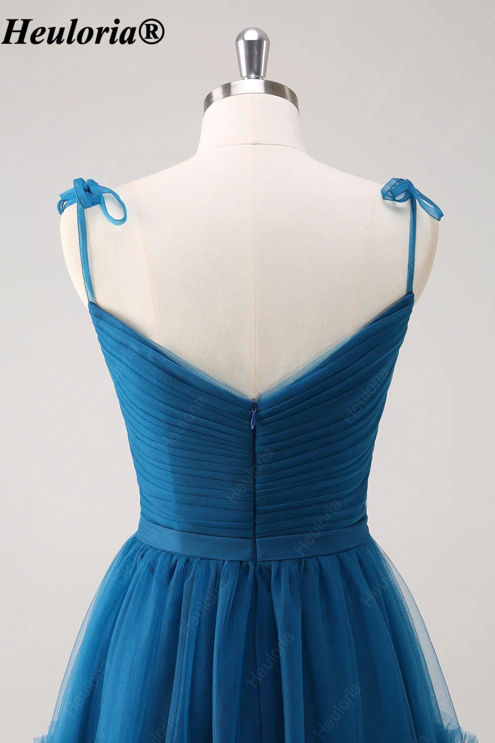 heuloria-Blue Bow Shoulder Tulle Bridesmaid Dress with Floral Detail-ed-537