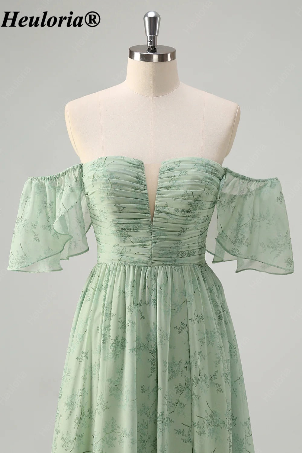 heuloria-Dusty Sage Floral Off-Shoulder Bridesmaid Dress with Slit-ed-555