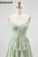 heuloria-Sage Green Floral Sweetheart Tiered Bridesmaid Dress-ed-566-1