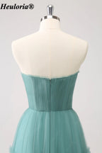 heuloria-Eucalyptus Strapless Tiered Tulle Bridesmaid Dress-ed-536