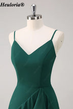 heuloria-dV-Neck Cascading Ruffle Bridesmaid Dress with Slit-ed-538