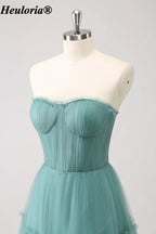 heuloria-Eucalyptus Strapless Tiered Tulle Bridesmaid Dress-ed-536