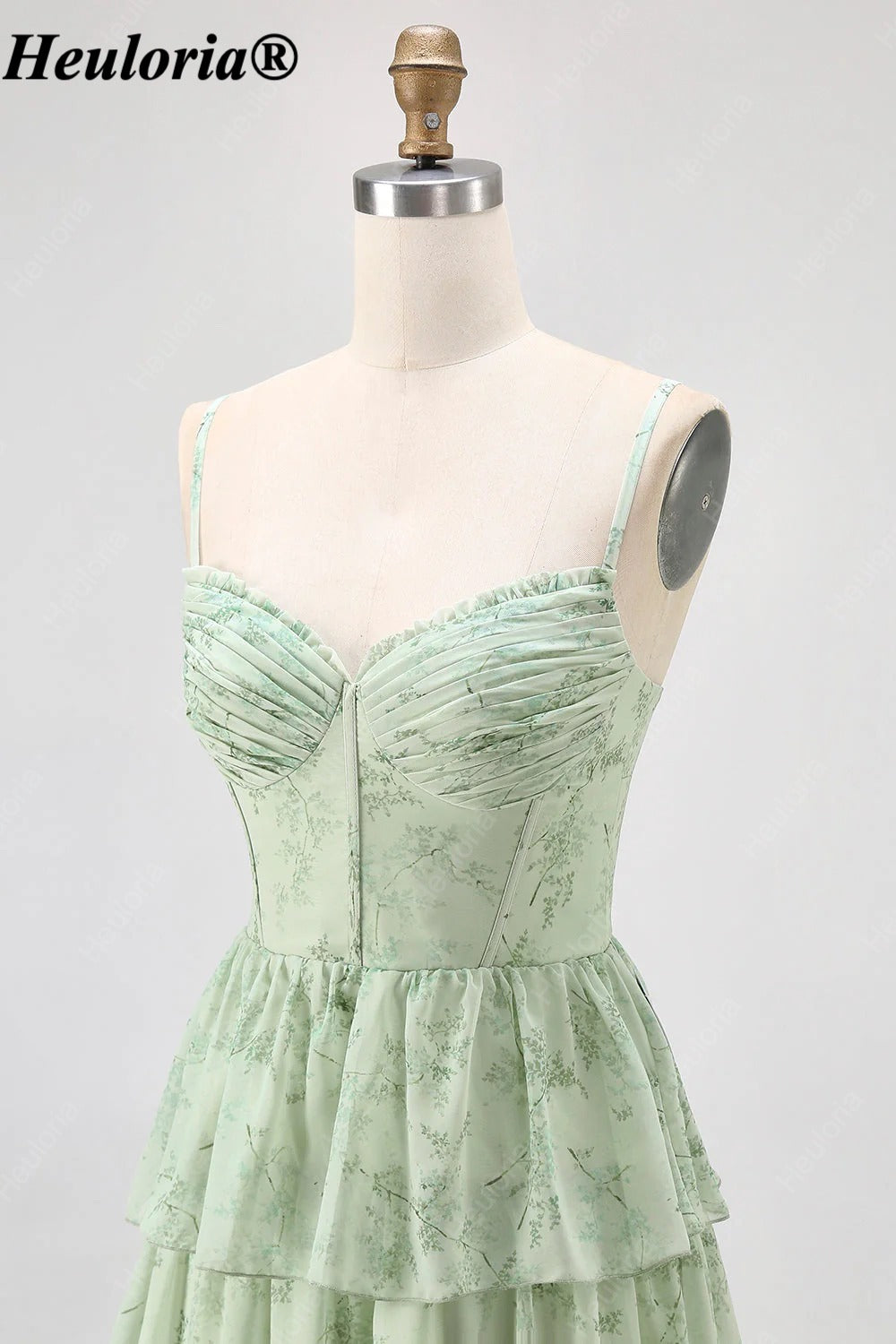 heuloria-Sage Green Floral Sweetheart Tiered Bridesmaid Dress-ed-566-1