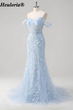 heuloria-Off-the-Shoulder Floral Mermaid Prom Dress with Sheer Corset-ed-427