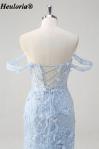 heuloria-Off-the-Shoulder Floral Mermaid Prom Dress with Sheer Corset-ed-427