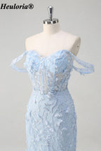 heuloria-Off-the-Shoulder Floral Mermaid Prom Dress with Sheer Corset-ed-427