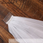 Lace Edge Two Tier Bridal Cathedral Length 118" Wedding Veils With Blusher VL-12