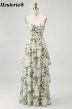 heuloria-Ivory Green Floral Sweetheart Tiered Maxi Prom Dress-ed-566-3