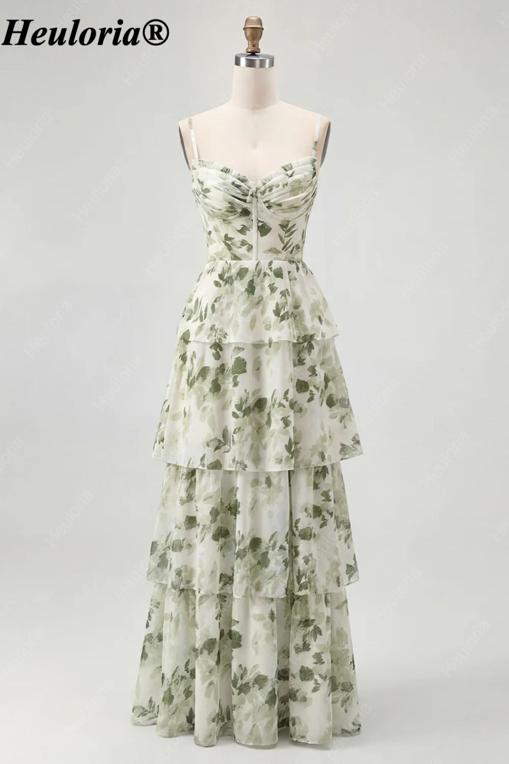 heuloria-Ivory Green Floral Sweetheart Tiered Maxi Prom Dress-ed-566-3