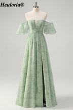 heuloria-Dusty Sage Floral Off-Shoulder Bridesmaid Dress with Slit-ed-555