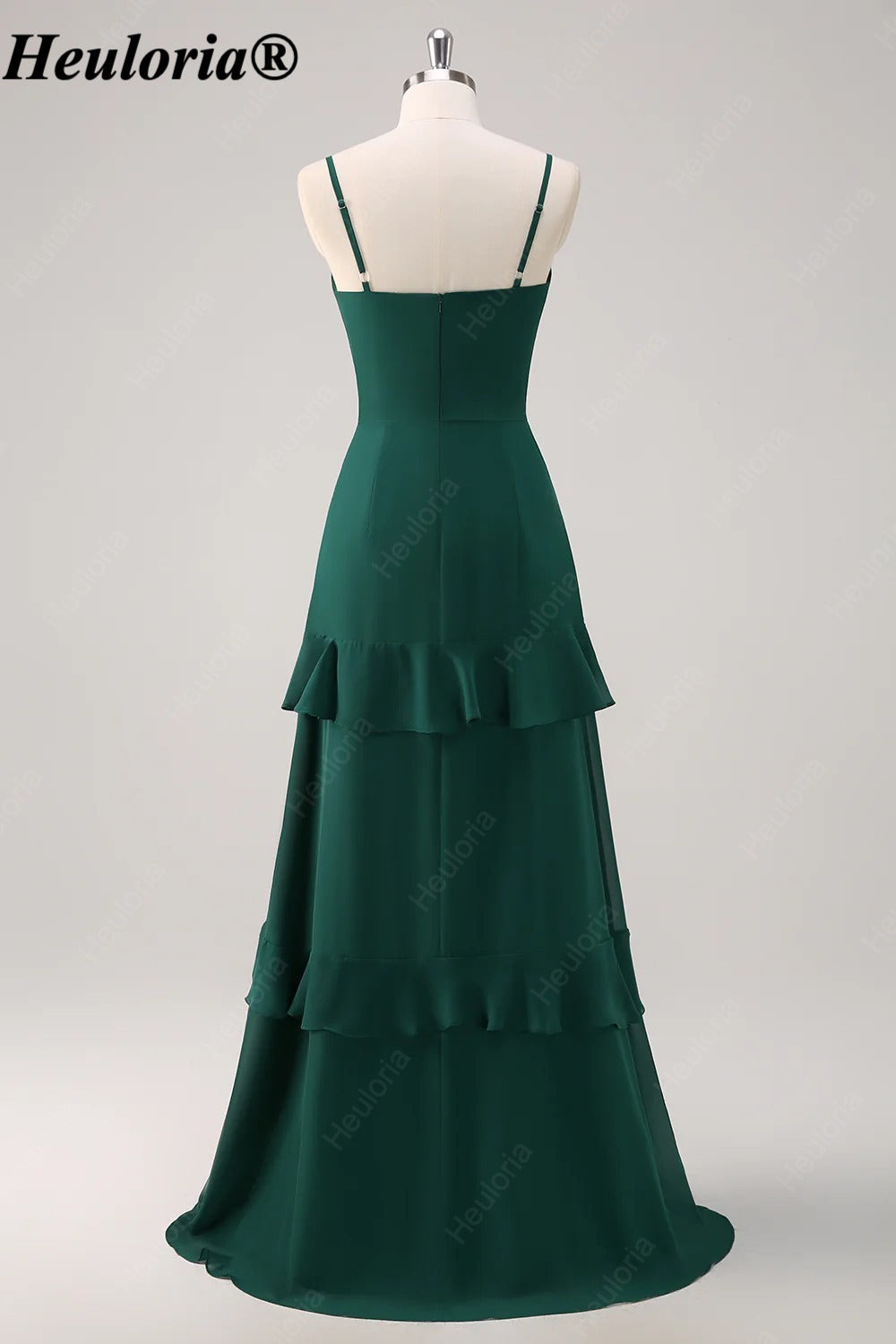 heuloria-dV-Neck Cascading Ruffle Bridesmaid Dress with Slit-ed-538