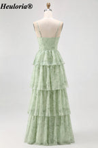heuloria-Sage Green Floral Sweetheart Tiered Bridesmaid Dress-ed-566-1
