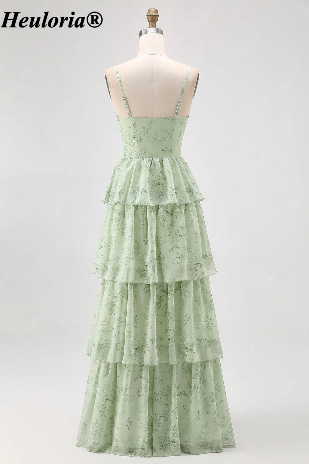heuloria-Sage Green Floral Sweetheart Tiered Bridesmaid Dress-ed-566-1