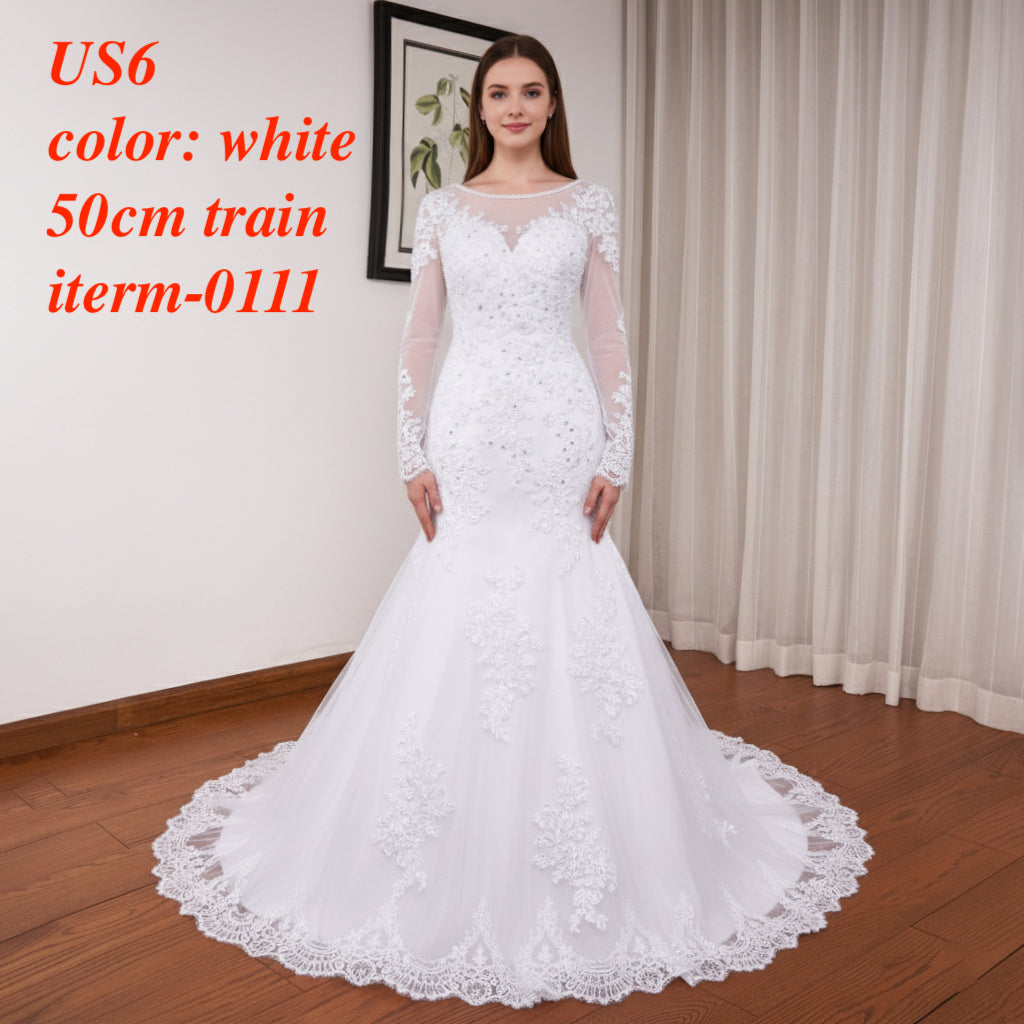 HEULORIA  wedding dress Stock! BIG SALE! Ship Immediately!