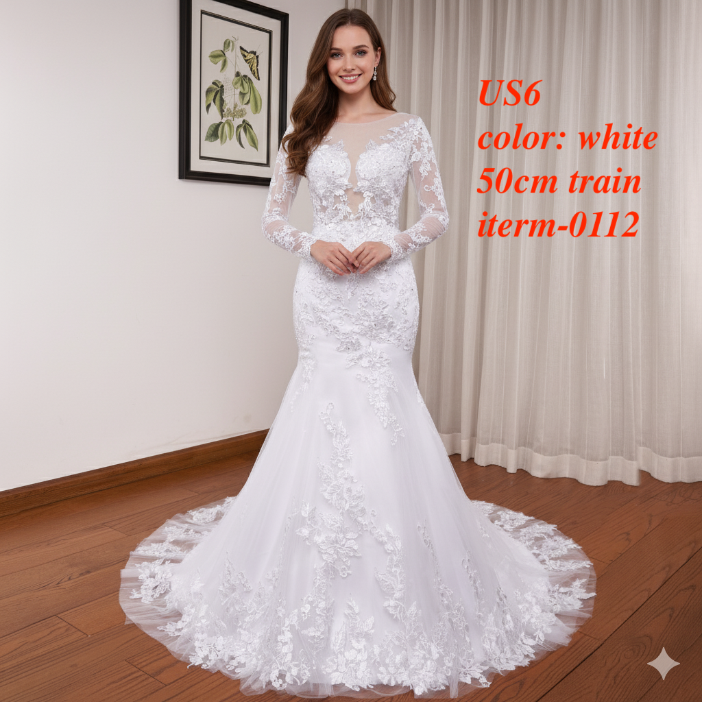 HEULORIA  wedding dress Stock! BIG SALE! Ship Immediately!
