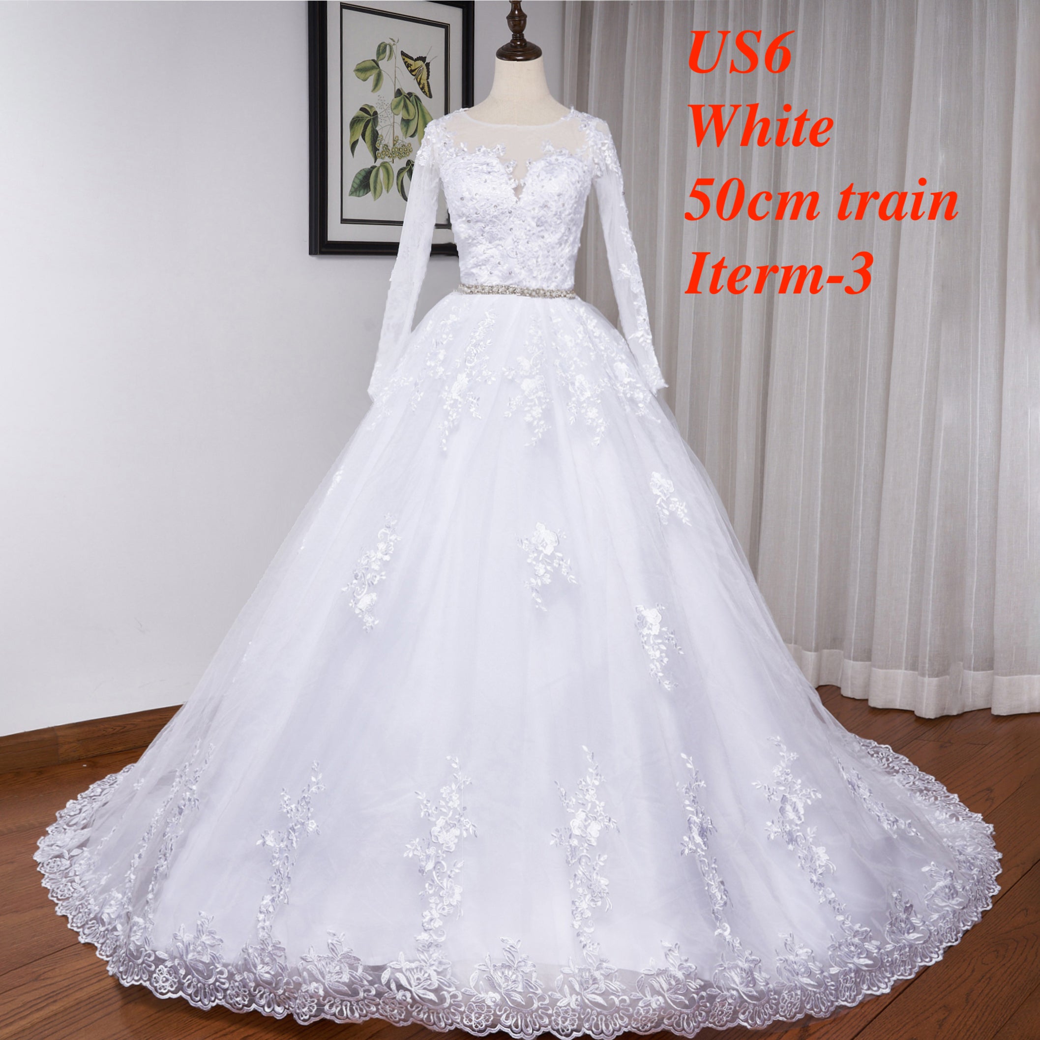 HEULORIA  wedding dress Stock! BIG SALE! Ship Immediately! Main image