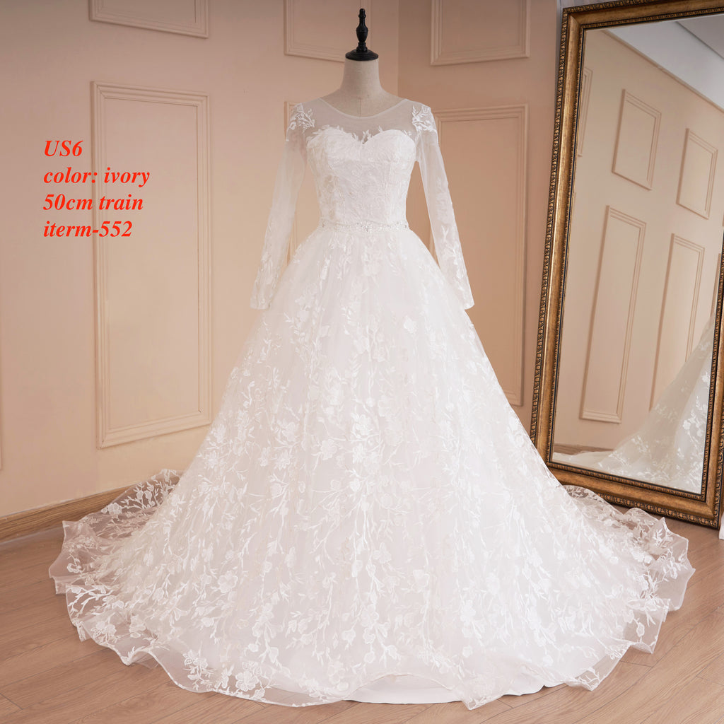 HEULORIA  wedding dress Stock! BIG SALE! Ship Immediately!