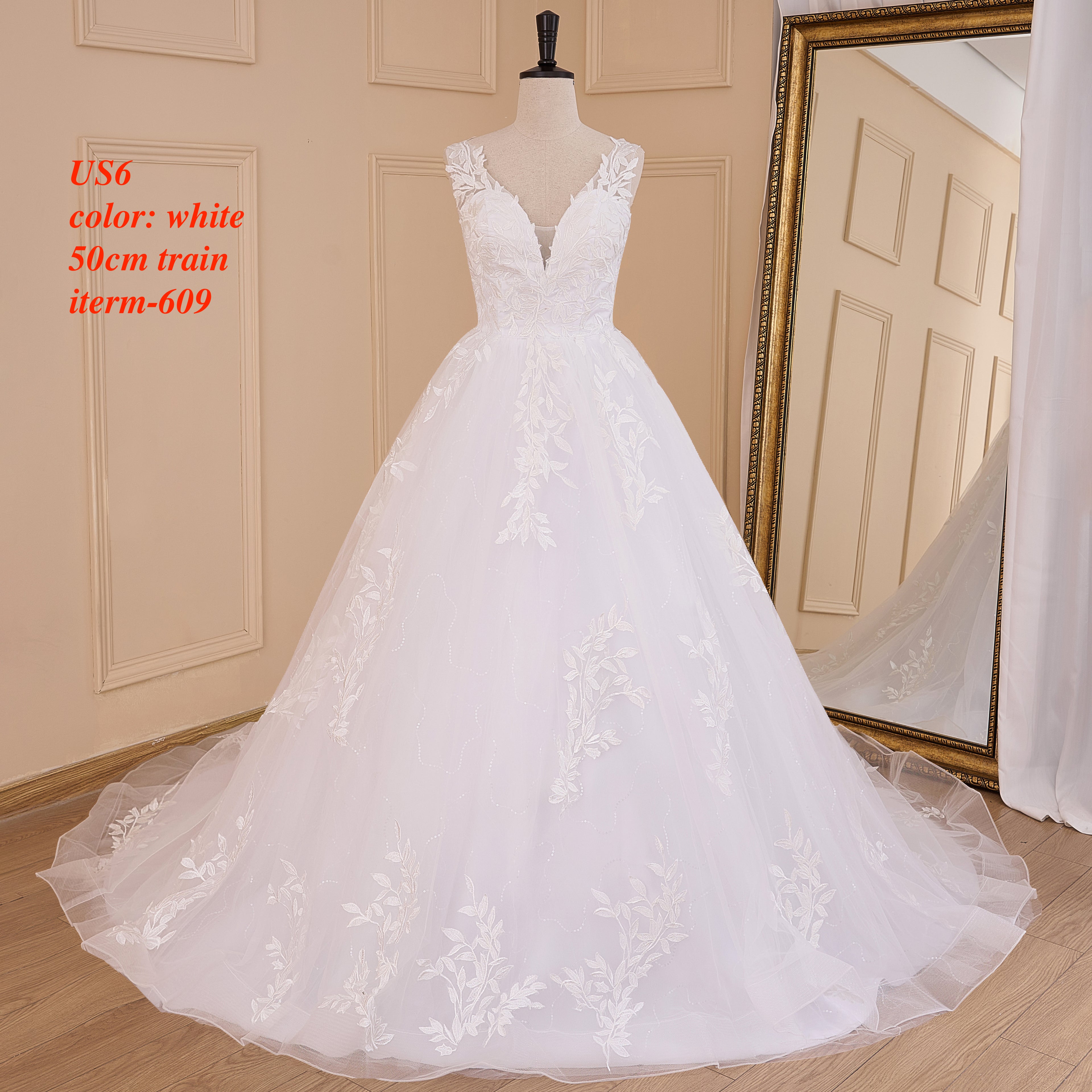 HEULORIA  wedding dress Stock! BIG SALE! Ship Immediately!