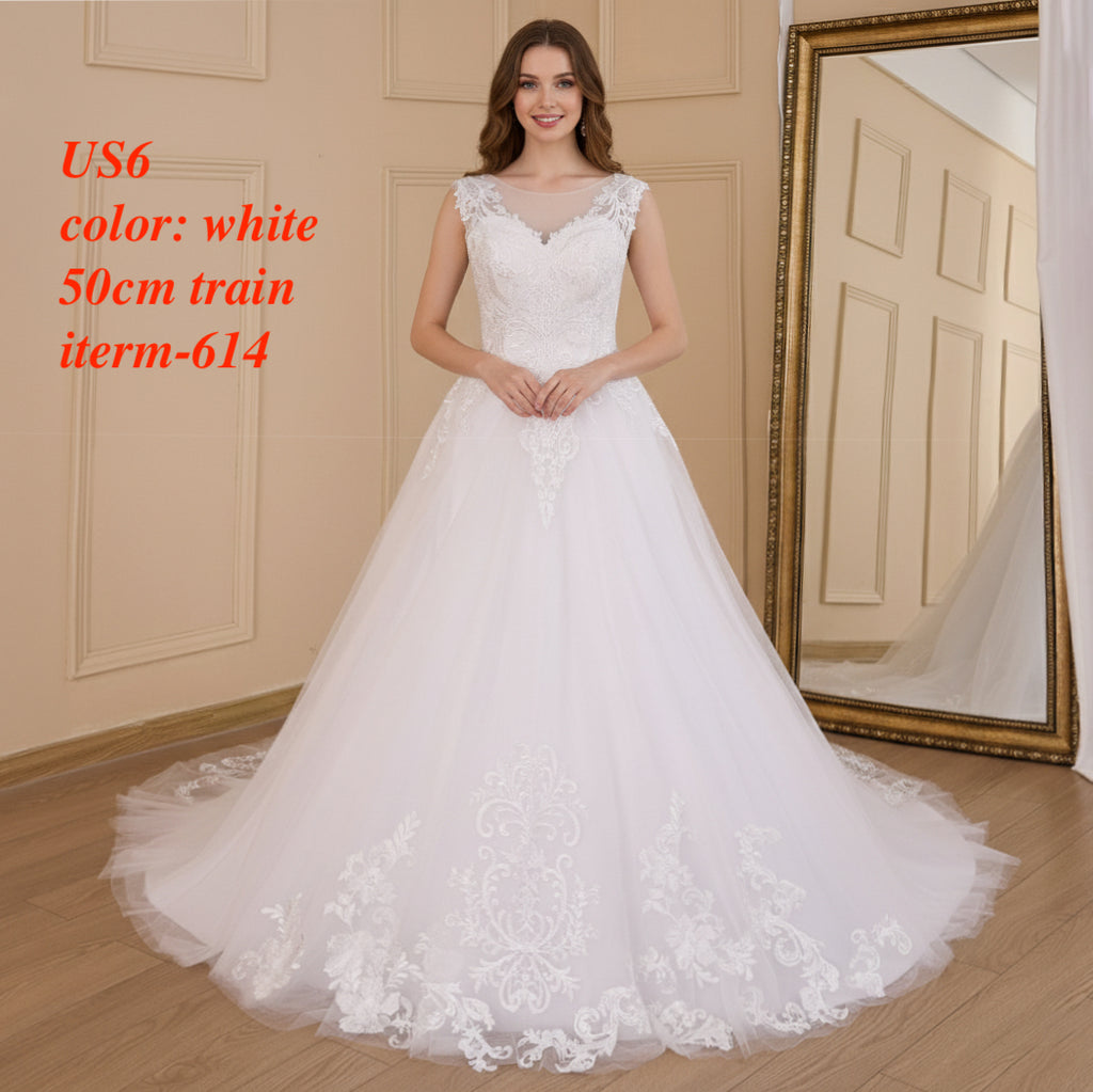 HEULORIA  wedding dress Stock! BIG SALE! Ship Immediately!