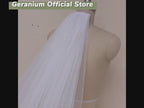 Cathedral Wedding Veil Lace bridal veil with Metal Comb Length 300cm width 300cm for Bride  VL-30