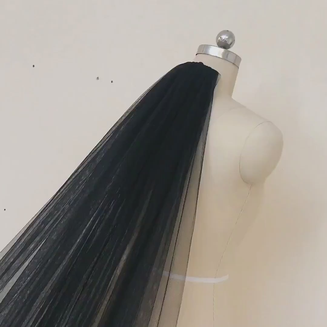 Cathedral Wedding Veil Lace bridal veil with Metal Comb Length 300cm width 300cm for Bride  VL-37