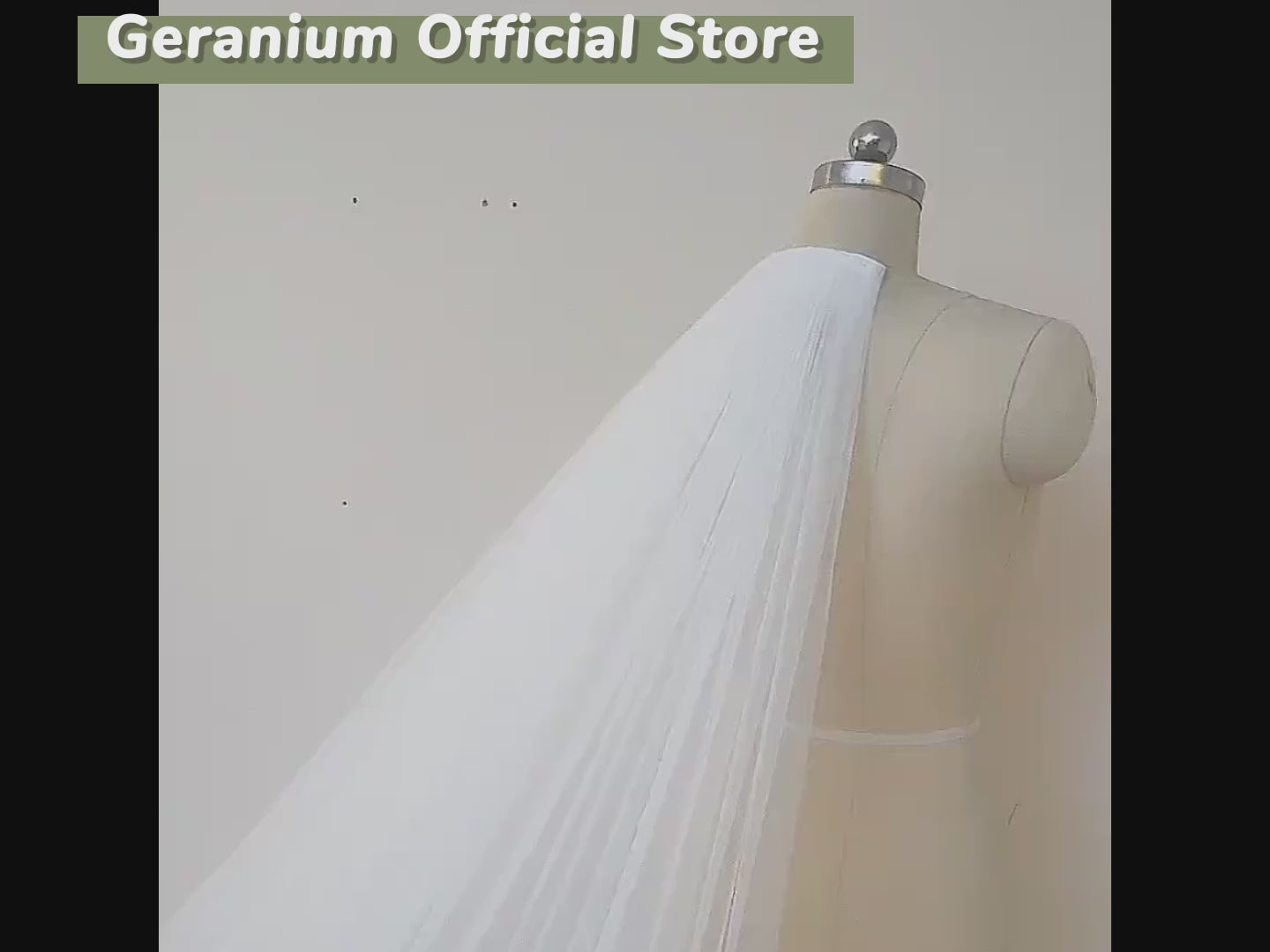 Cathedral Wedding Veil Lace bridal veil with Metal Comb Length 300cm width 300cm for Bride VL-25