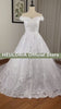 HEULORIA Princess Ball Gown Wedding Dress plus size off shoulder robe de mariee shinny sequined lace Wedding bride dress BA-1227