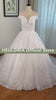 HEULORIA elegant lace wedding dress off shoulder Princess lace beading ball gown bride dress Robe De Mariee Wedding gown BA-0820