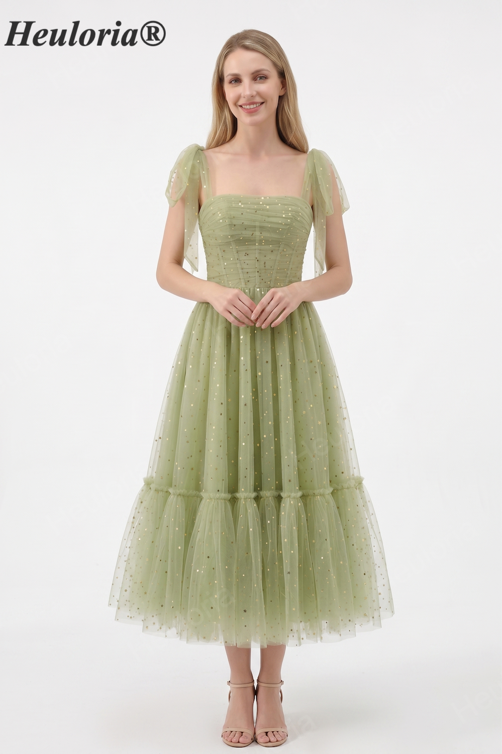 Celestial Starry Tulle Prom Dress